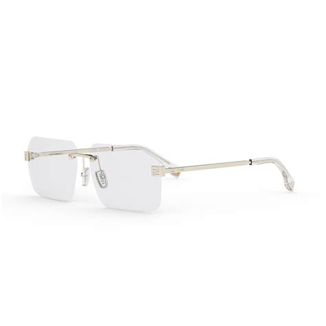 fendi male glasses|fendi rimless glasses.